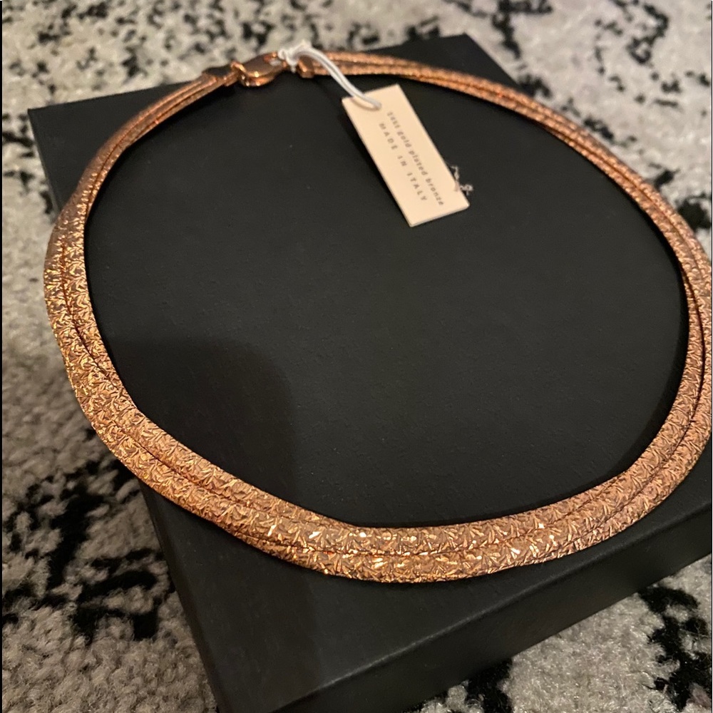 MIA FIARE Rose Gold Necklace NWT